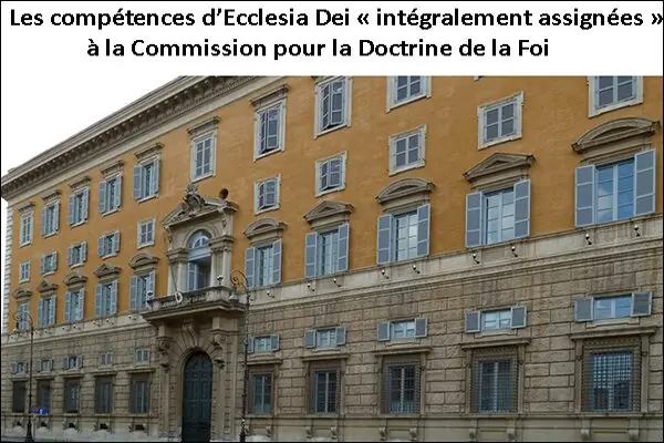 Le Palais du Saint-Office, à Rome, où siège la congrégation pour la doctrine de la foi.