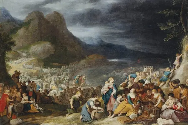 Les Israélites traversent la Mer Rouge, Jordaens