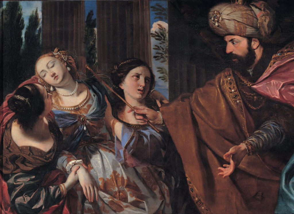 Esther se présente devant Assuérus, Giovanni Bonati.