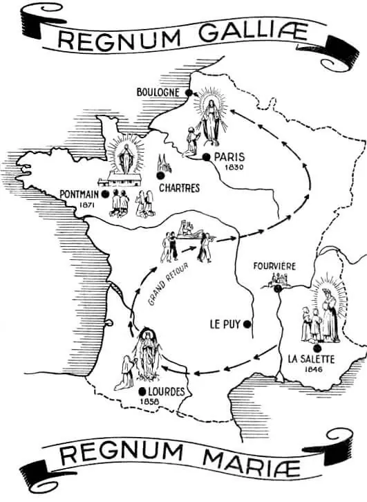 Regnum Galliae, regnum Mariae : "Royaume de France, Royaume de Marie"
