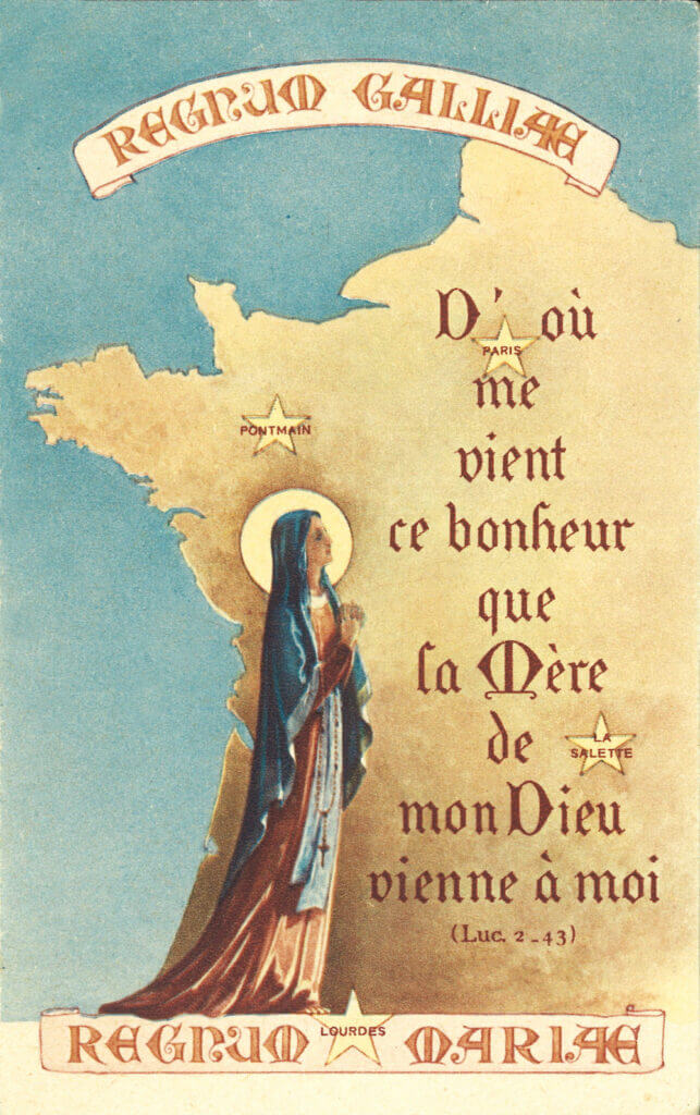 Regnum Galliae, regnum Mariae : "Royaume de France, Royaume de Marie"