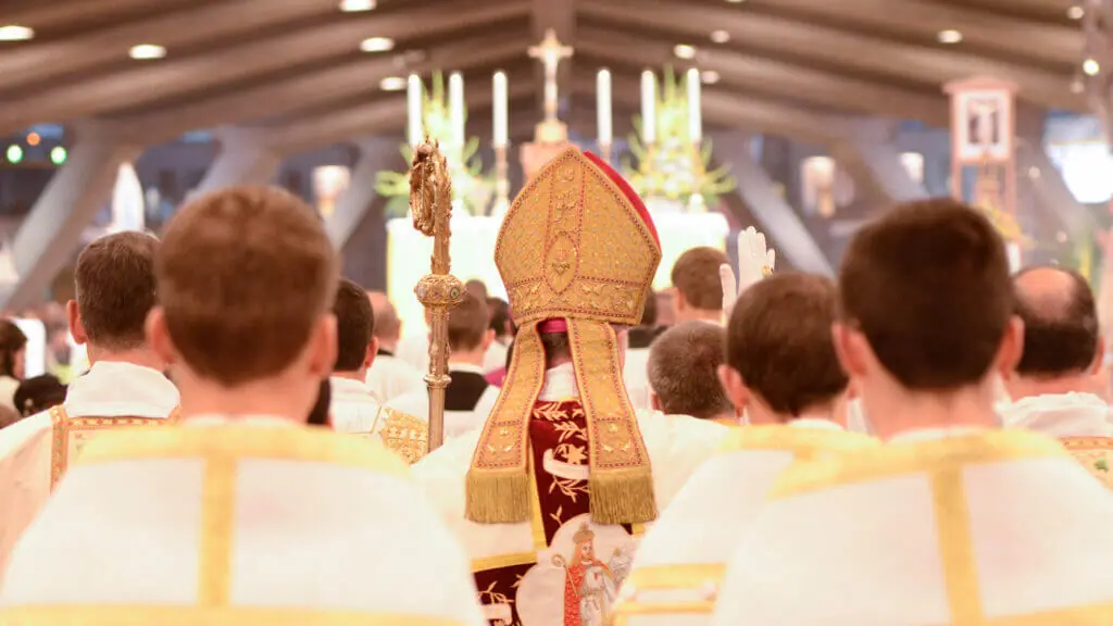 Pèlerinage de Lourdes évêque