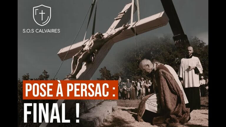 Croix de Persac posée par SOS calvaire