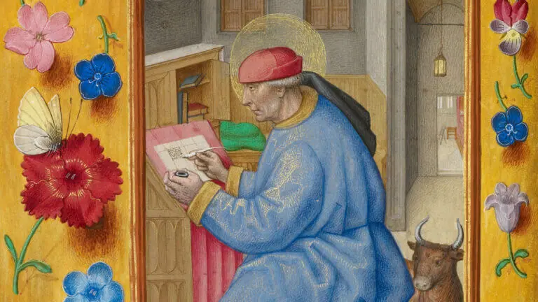 Saint Luc écrivant l'évangile