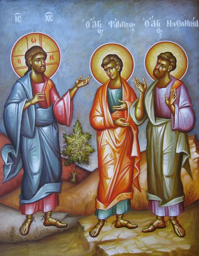 Philippe présente le Christ à Nathanaël
